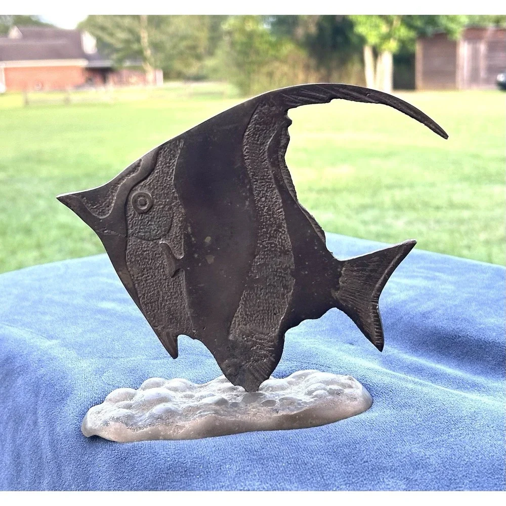 Brass Salt Water Angel Fish